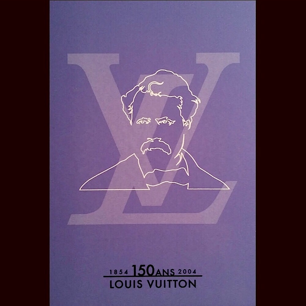 LOUIS VUITTON 150th Anniversary Post Card Honoring Legacy 1854-2004